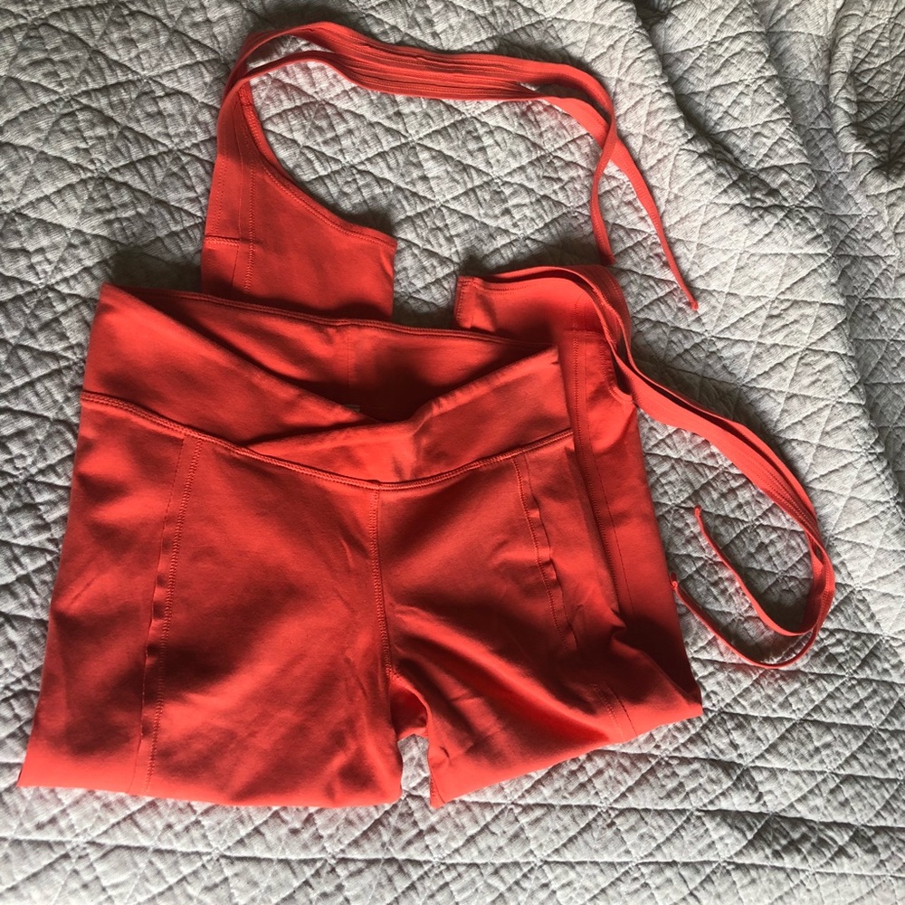 Coral Free People Leggings πΊ - Picture 1 of 4